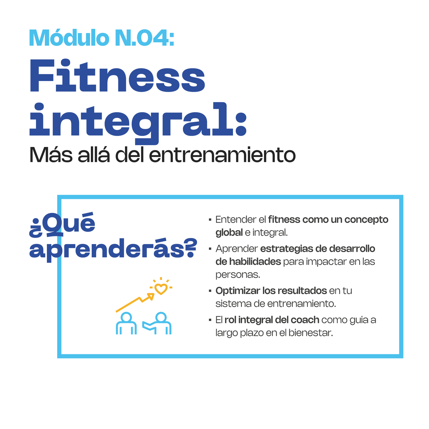 MÓDULO 4: Fitness Integral, más allá del entrenamiento
